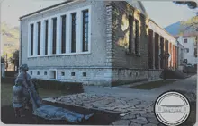 Ξύλινη Καρτ ποστάλ το Δημοτικό Μουσείο Καλαβρυτινού Ολοκαυτώματος