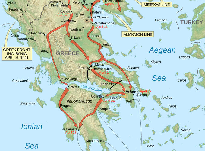 German invasion of Greece