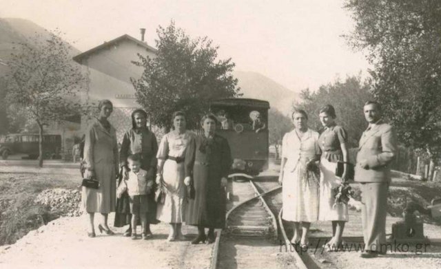 Visitors to the Rail Station of Kalavrita